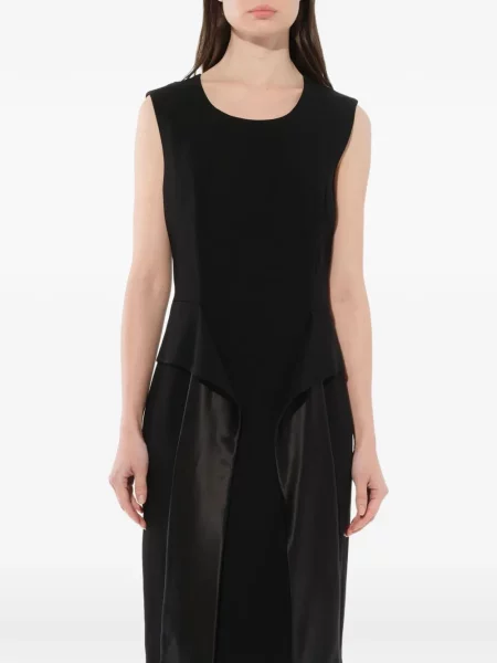 Haljina Givenchy na preklop crna