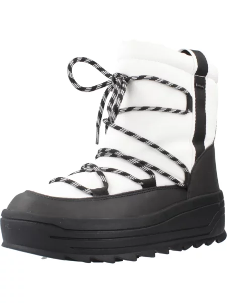 Śniegowce Geox Milleiny ABX white / black białe