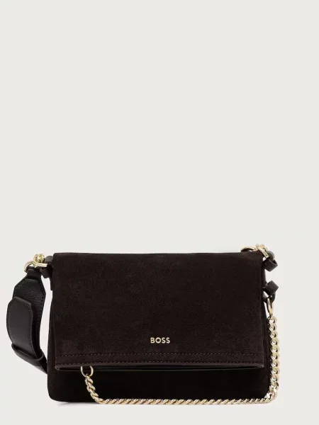 BOSS geantă crossbody pentru femei Yelena FlapCrossbody maro