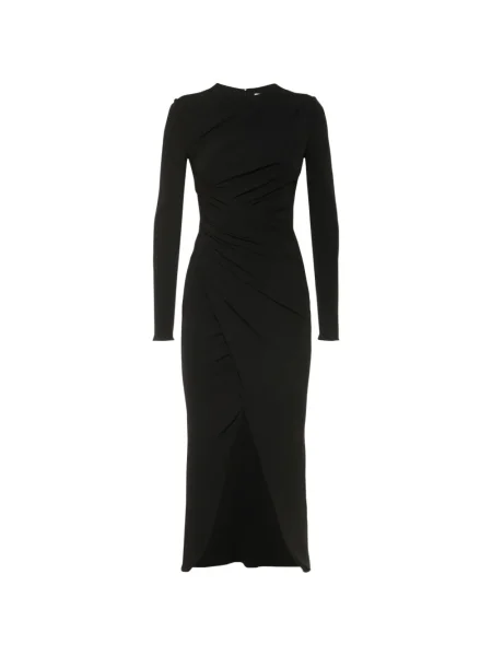 Rochie maxi Michael Kors lungă de costum negru
