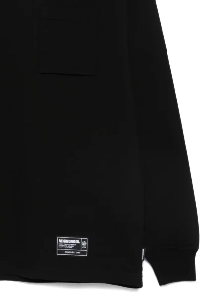 Tricou mânecă lungă Neighborhood negru