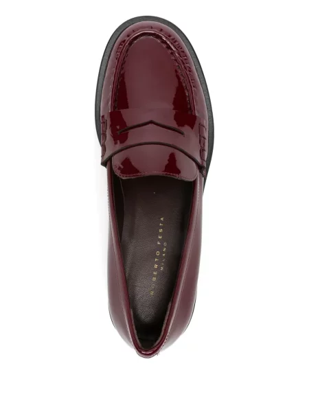 Pantofi loafer Roberto Festa din piele roșu