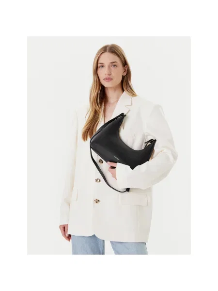 Kabelka Calvin Klein Foil Logo Conv Shou Lder Bag Universal černá