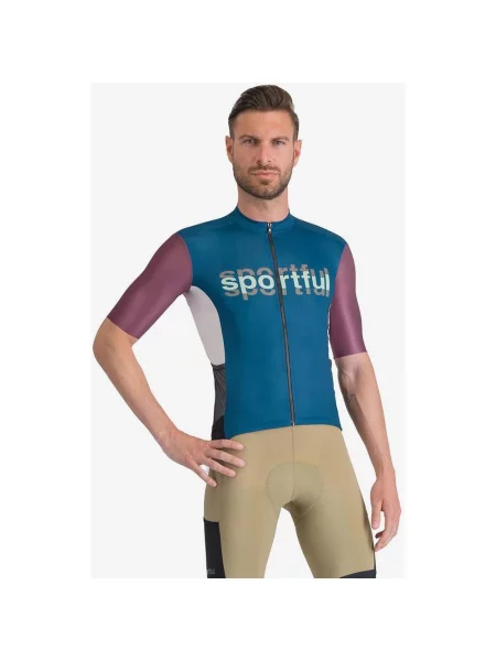 Koszulka rowerowa Sportful Supergiara atlantic M niebieska