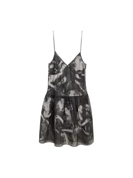 Wielobarwność sukienka Soulland czarna