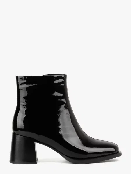 Ботильйони LeBERDES лакова натуральна шкіра чорний