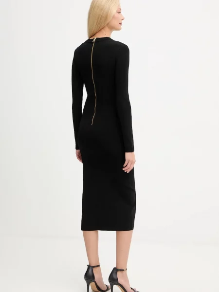 Платье миди Elisabetta Franchi черное
