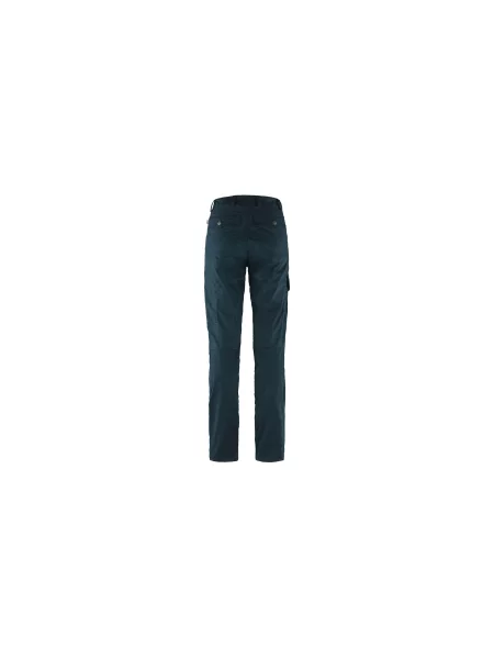 Fjällräven Karla Lite Trousers W Dark Navy Kobiety Spodnie Fjällräven Size: 48 niebieski