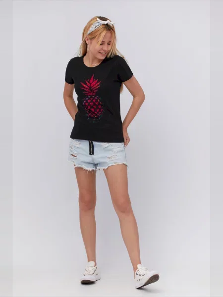 Футболка Yappi черная