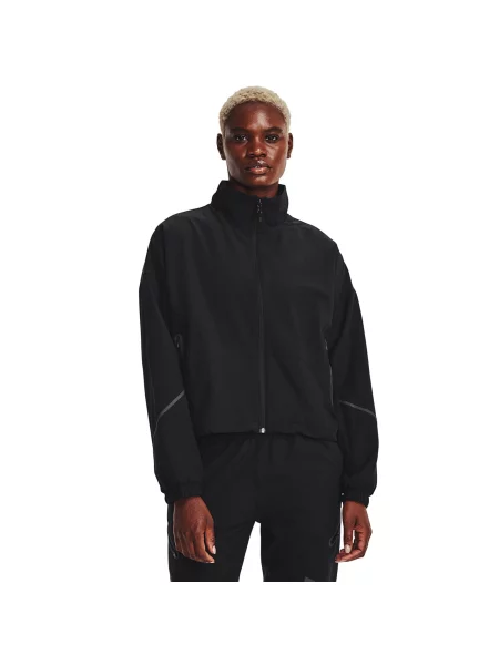 Dámska bunda Under Armour Unstoppable black/summit white/tetra gray čierna