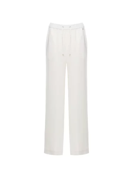 Pantaloni palazzo Herno cu cordon alb