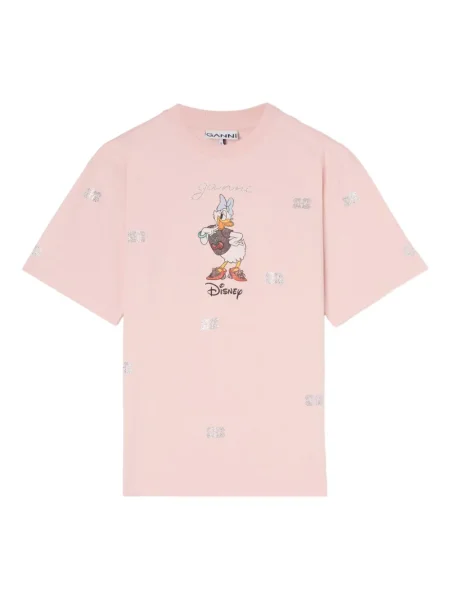 Tricou Ganni roz