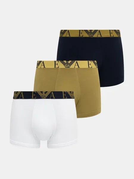 Emporio Armani Underwear priliehavé boxerky pánske s elastanom modrá