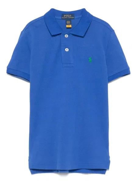 Koszulka polo dziecięca Polo Ralph Lauren niebieska