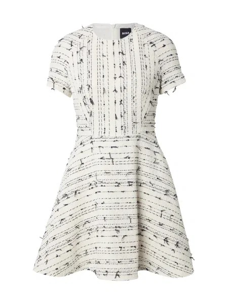 BOSS Rochie bej deschis negru