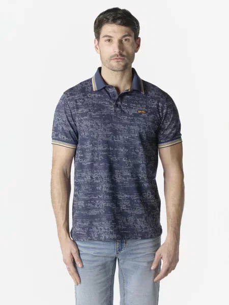 KOROSHI Tricou / bleumarin bej