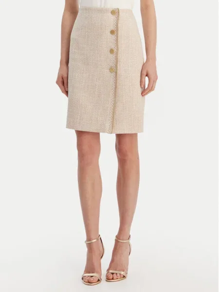 Luisa Spagnoli Fustă tip creion Tanzania bej