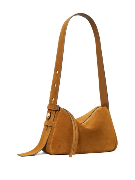 Torebka Tory Burch zamszowa brązowa