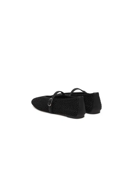STEVE MADDEN Baleríny s ramienkom Gayla' čierna