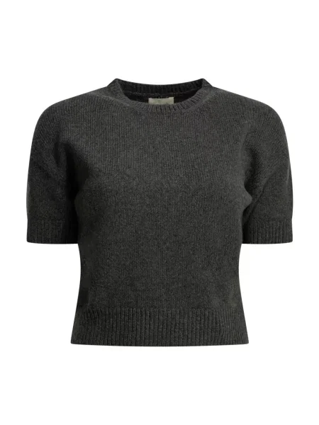 Krótki sweter Khaite szary