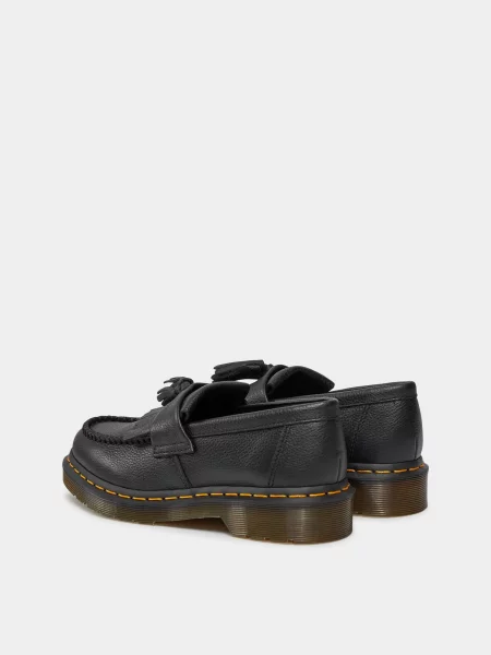 Кожаные лоферы Dr. Martens черные