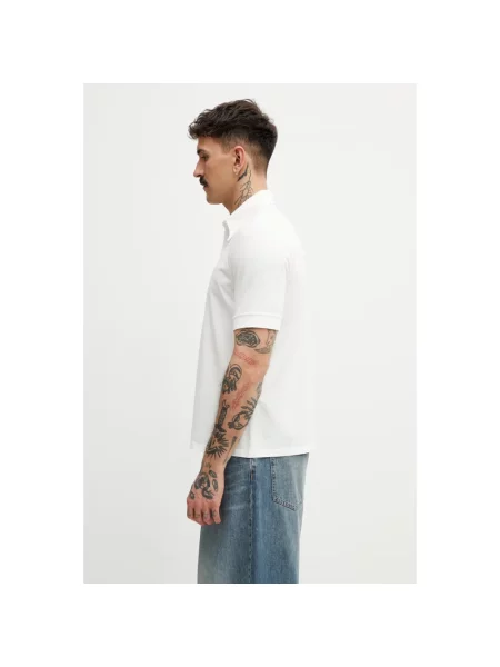Koszulka polo Mm6 Maison Margiela biała
