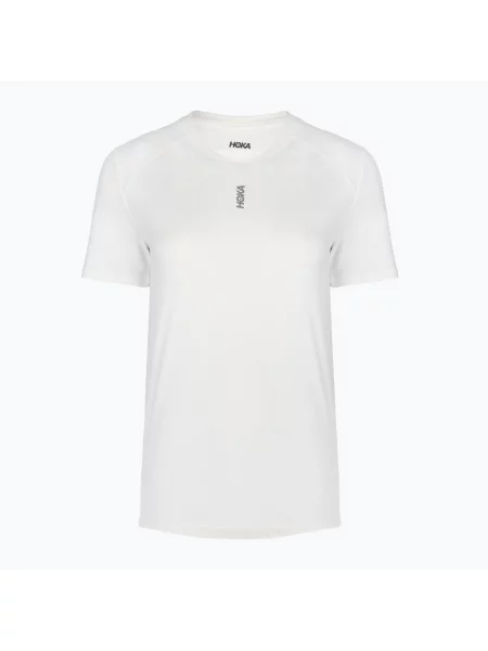 Tricou de alergare pentru femei HOKA EveryRun Short Sleeve white alb