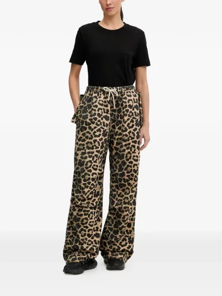 Pantaloni P.e Nation cu imagine cu model leopard