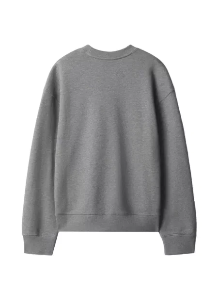 Hanorac Maison Kitsune cu broderie gri