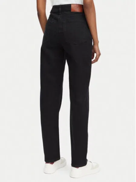 Calvin Klein Jeans Jeans hlače New Mom Jean Mom Fit črna