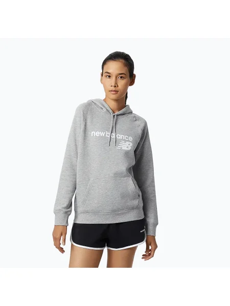 Bluză pentru femei New Balance Core Fleece Hoodie grey gri