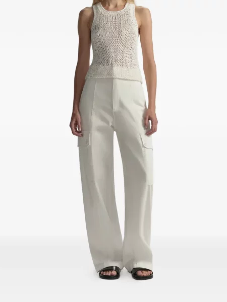 Pantaloni cargo A.l.c. alb