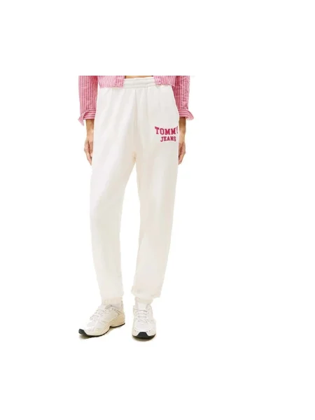 Nohavice Tommy Jeans biela