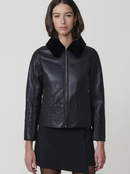 KOROSHI Geacă de primăvară-toamnă negru