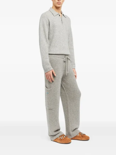 Pantaloni Alanui tricotate gri
