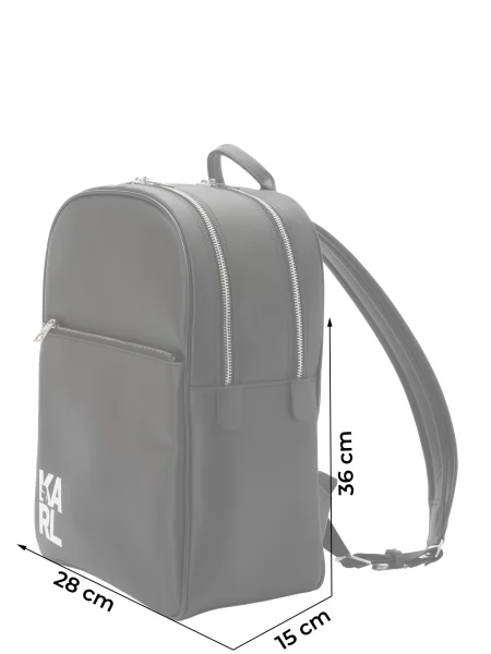 Karl Lagerfeld Rucsac negru alb