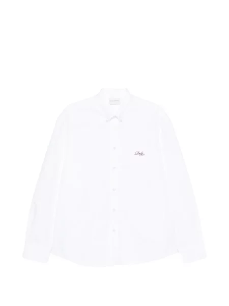 Cămașă Drole De Monsieur cu broderie alb