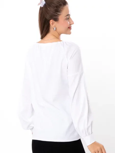 Лляна Вишита сорочка Носи своє білий