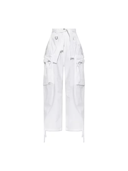 Spodnie cargo Dsquared2 białe
