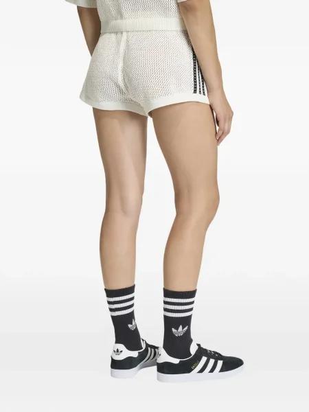 Szorty Adidas w paski białe