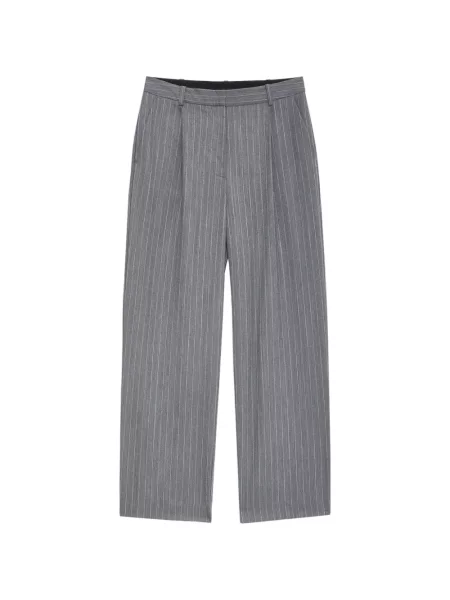 Pantaloni Anine Bing cu dungi gri