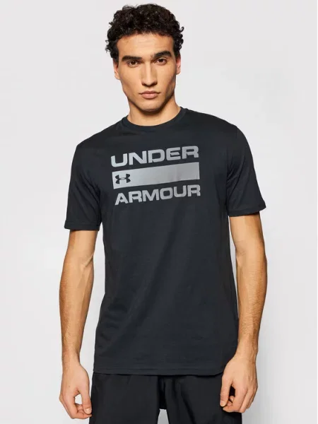 T-Shirt Under Armour μαύρο