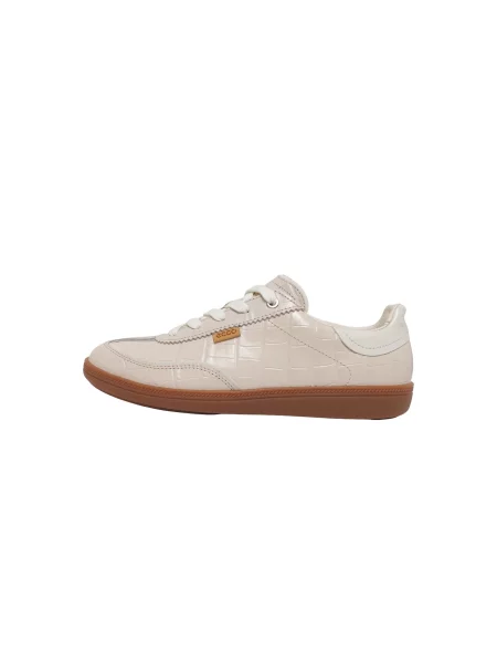 Sneakerși Ecco bej