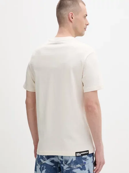 Karl Lagerfeld Jeans T-shirt beżowa
