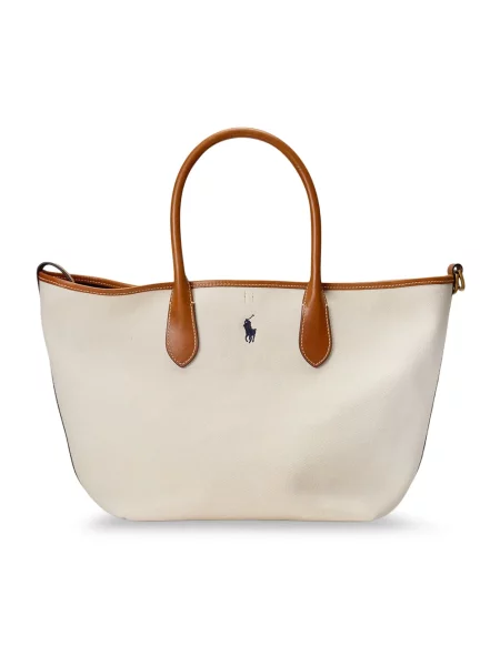 Torebka Polo Ralph Lauren beżowa