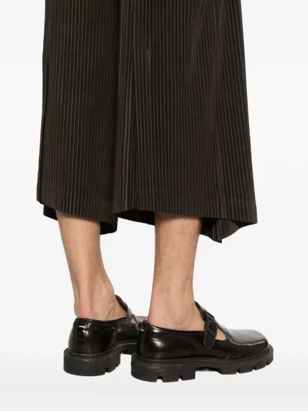 Πλισέ παντελόνι Homme Plissé Issey Miyake καφέ