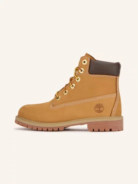 Botki Timberland sznurowane brązowe