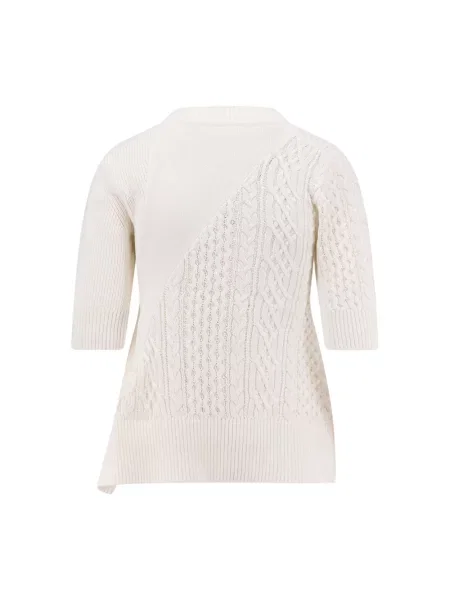 Sweter Sacai beżowy