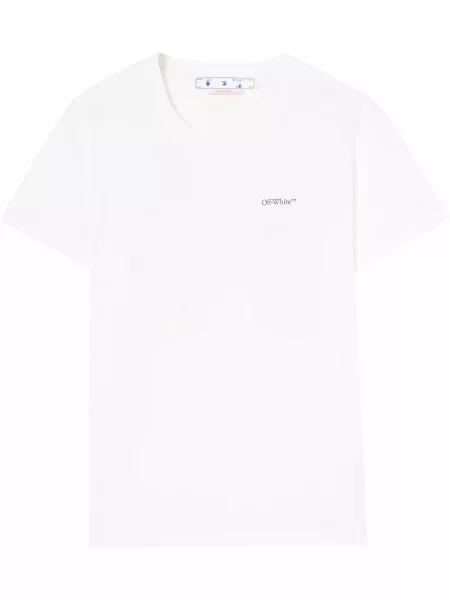 Tricou Off-white cu model floral
