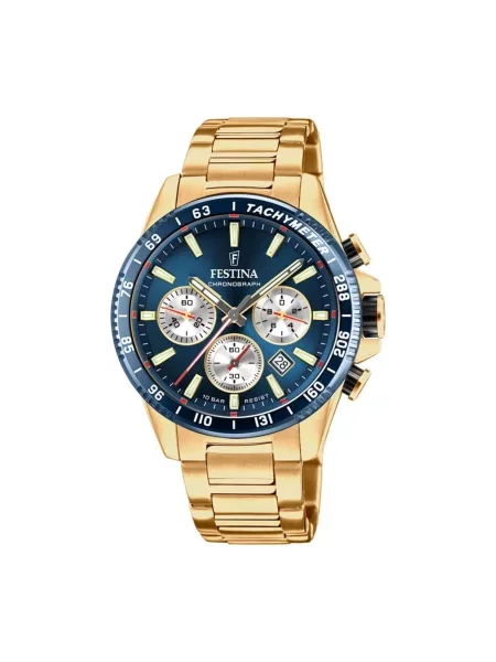 FESTINA Analogové hodinky Chronograph Timeless Chronograph' modrá